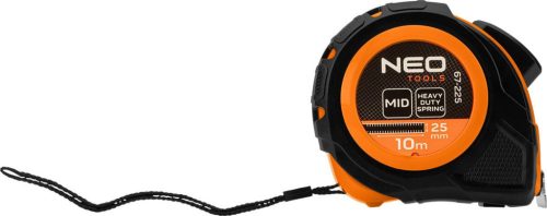 Measuring Tape 10M/25Mm Steel Autostop+Fix. Neo Tools