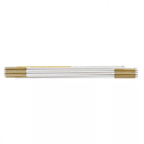 Holzlineal 1M Weiß-Gelb Neo Tools