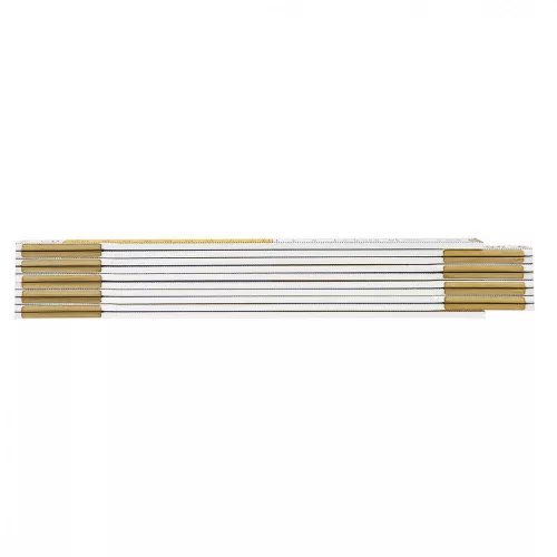 Wood Ruler 2M White-Yellow Neo Tools