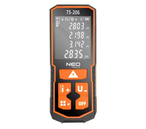 Laser-Entfernungsmesser bis 100 Meter IP54 Neo Tools