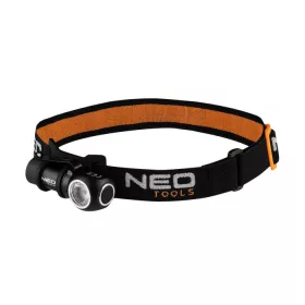 Fejlámpa+Zseblámpa 2:1-Ben 600Lum Tölthe Neo Tools