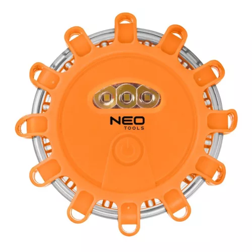 ELAKADÁSJELZŐ LÁMPA 12+3LED 5FUNK. 3*AAA NEO TOOLS